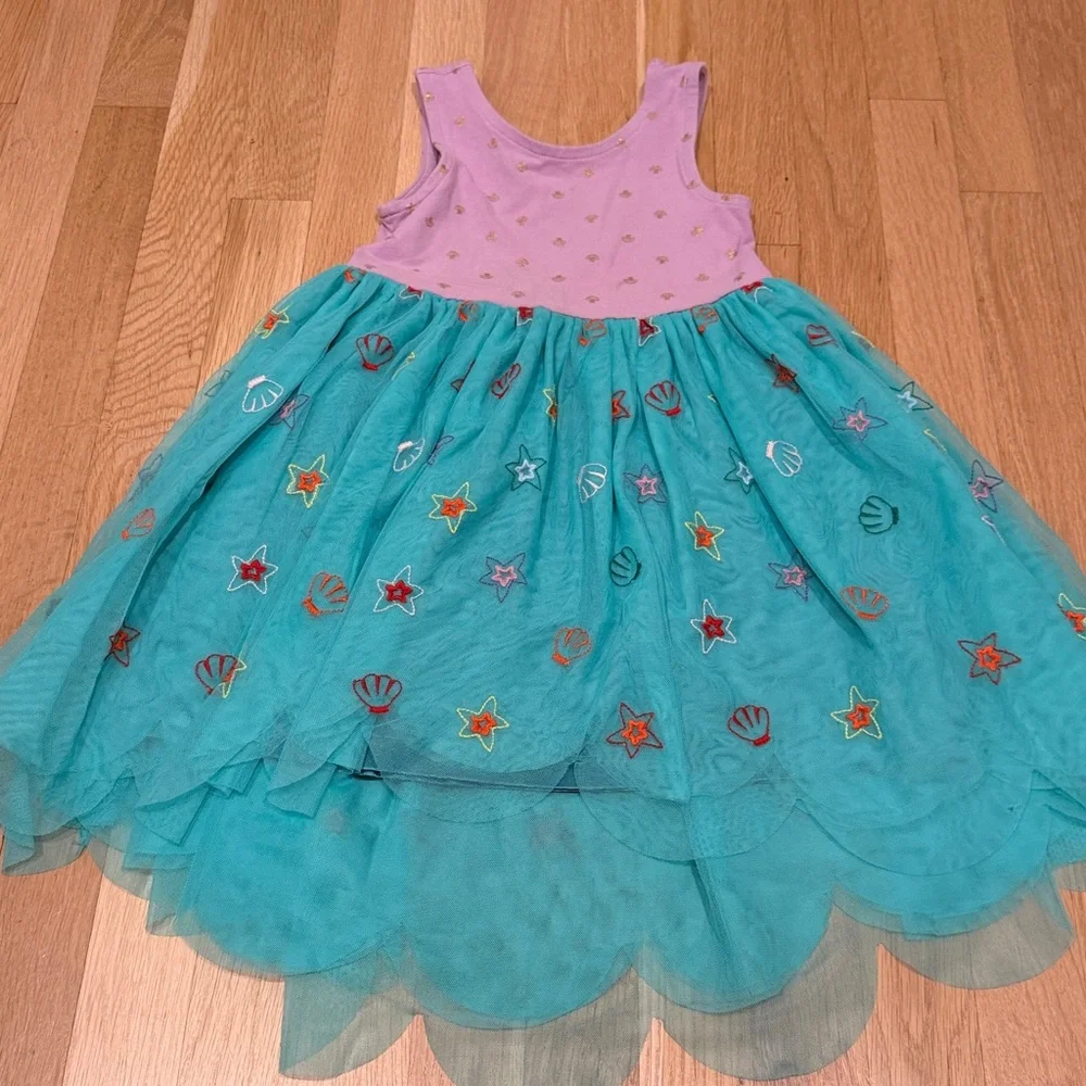 Disney Collection By Hanna Anderson Ariel Princess Dress size 5 - Picture 1 of 7